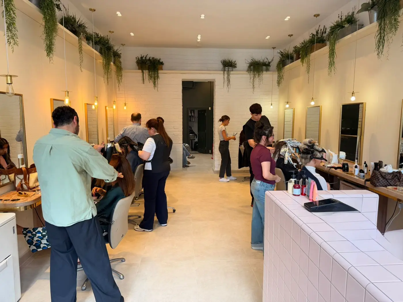 Rootine London salon interior